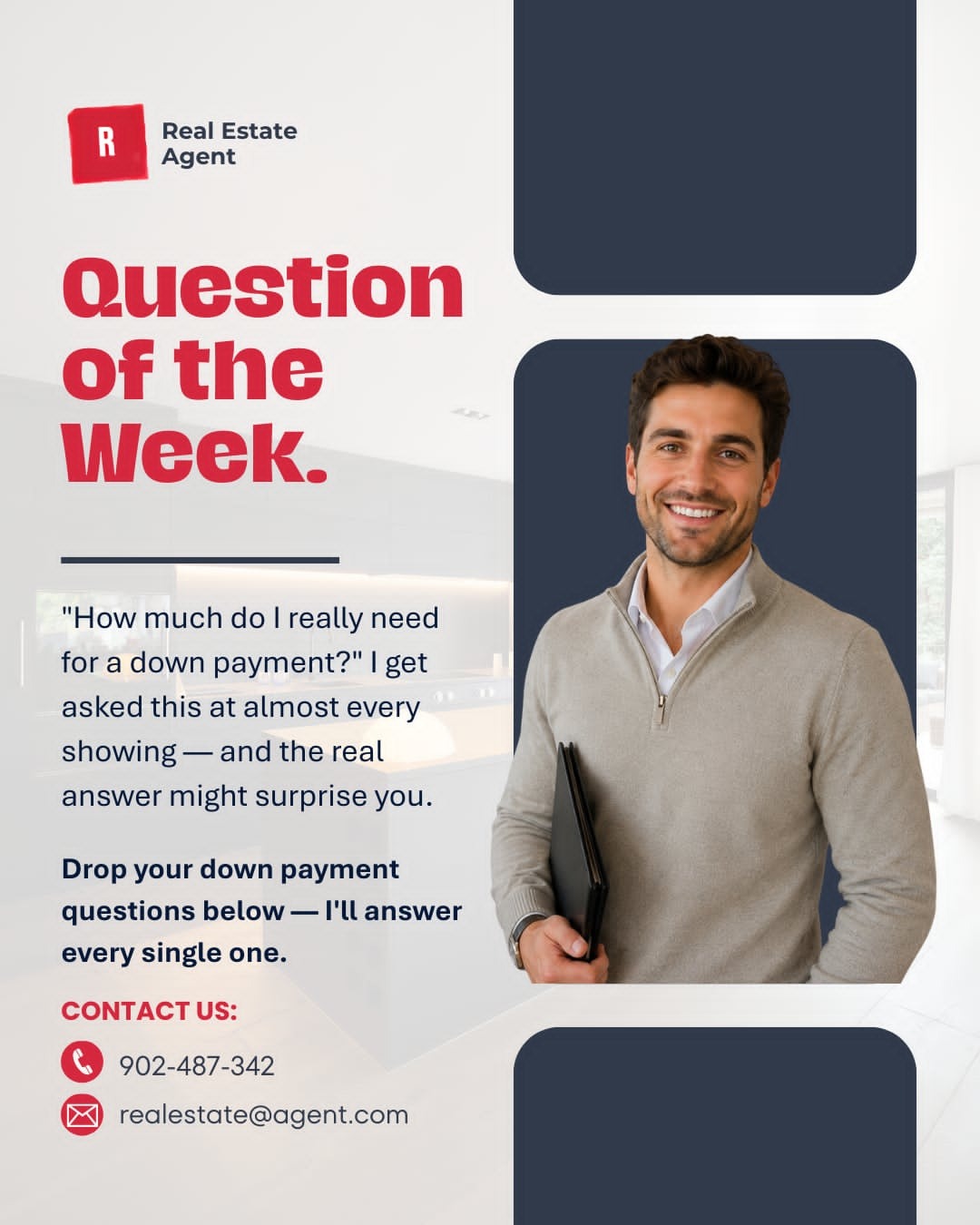Question of the week — how much do I really need for a down payment?